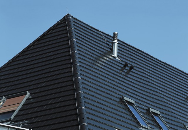 Creaton Domino Alapcserép Finesse fekete üvegmázas - Image 2