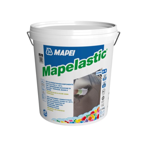 Mapei Mapelastic A+B komponens kenhető vízszigetelő 16 kg