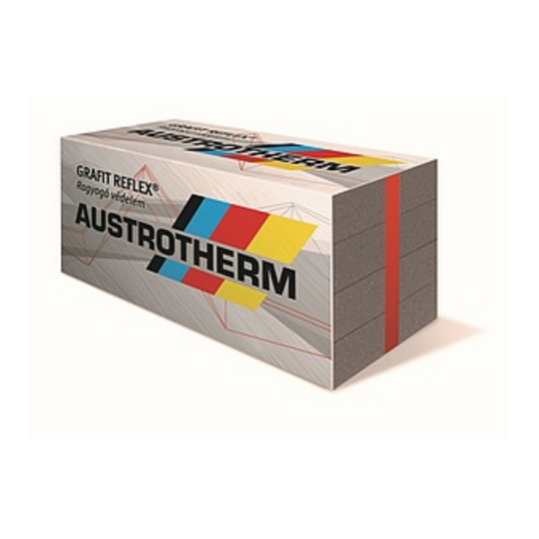 Austrotherm Grafit 100 Expandált hőszigetelő lemez, terhelhető 2,5 m2/csomag 10 cm