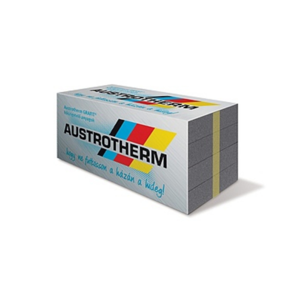 Austrotherm Grafit 100 Expandált hőszigetelő lemez, terhelhető 3 m2/csomag 8 cm