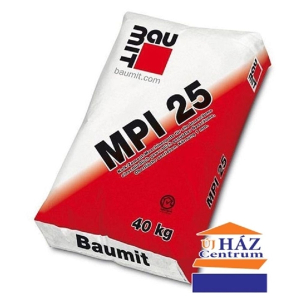 Baumit MPI 25 (GV 25 belső gépi vakolat) 40 kg