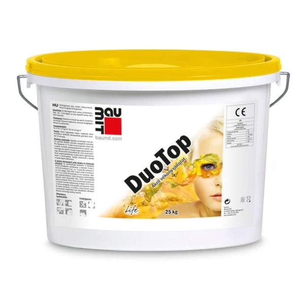 Baumit DuoTop Vékonyvakolat kapart 1,5 mm 0018, 25 kg