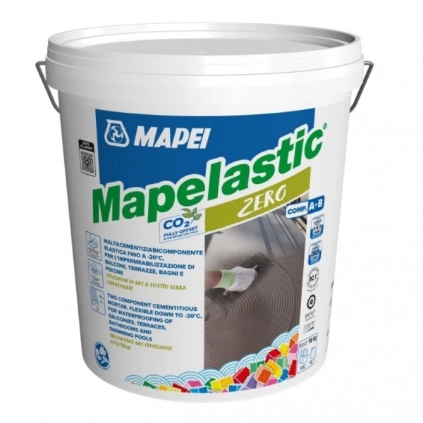 Mapei Mapelastic Zero A+B komponens kenhető vízszigetelő 16 kg