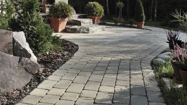 Semmelrock Castello Antico kombi Térkő, szürke-fekete 6 cm - Image 2