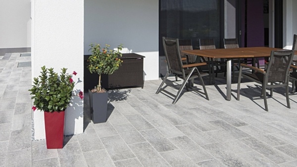 Semmelrock Umbriano Lap SP gránitszürke-fehér 60x30x3,8 cm - Image 2