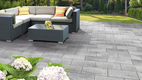 Semmelrock Umbriano Lap SP gránitszürke-fehér 60x30x3,8 cm - Image 3