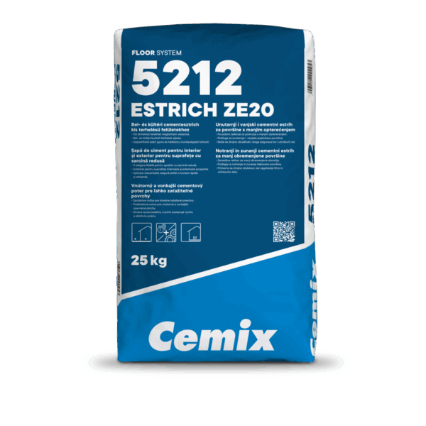 Cemix 5212 Estrich ZE20 Cementesztrich kül- és beltéri 40 kg