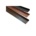 MP Roofbond Ac Perforált PVC szellőző profil barna 2,5 m