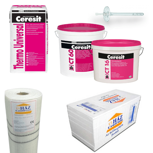 Henkel homlokzati komplett rendszer vakolattal 12 cm