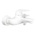 Grohe Eurostyle Kádcsaptelep egykaros, 1/2", teli fém fogantyúval moon white/króm