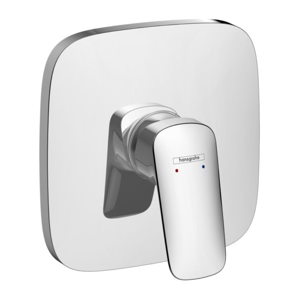 Hansgrohe Logis Zuhanycsaptelep egykaros, HighFlow falsík alatti szereléshez, króm