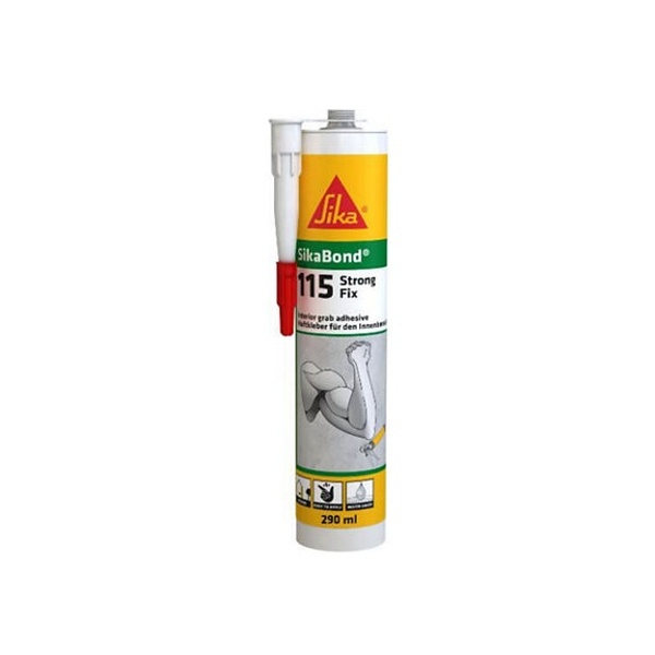 Sika SikaBond-115 StrongFix Vizes bázisú építési ragasztó 290 ml