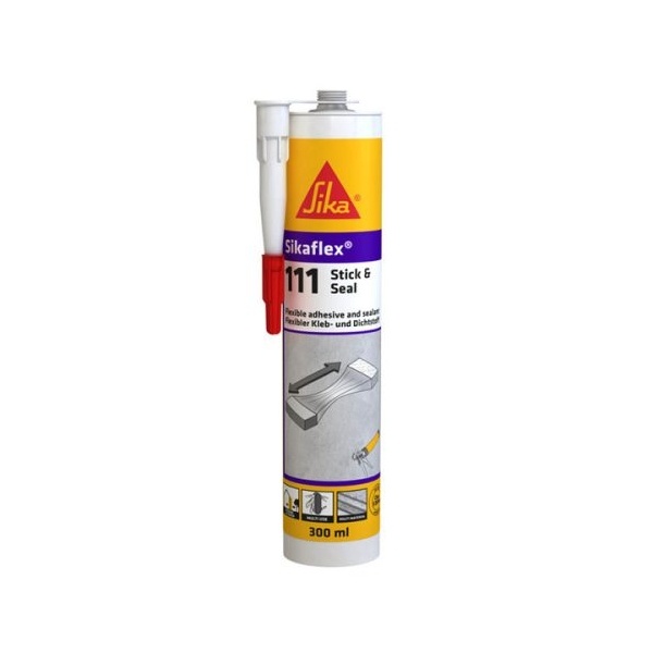 Sika Sikaflex-111 Stick&Seal Ragasztó és hézagtömítő, szürke 290 ml