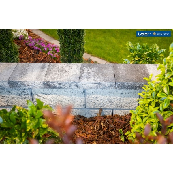 Leier Kant Fedlap hasított feketemárvány 25x28x6 cm