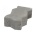 KK Kavics Frankfurt Kezdőkő térkő szürke 22,5x11,25x6 cm