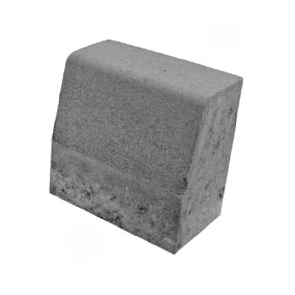 KK Kavics Kiemelt Útszegély szürke 15x25x25 cm