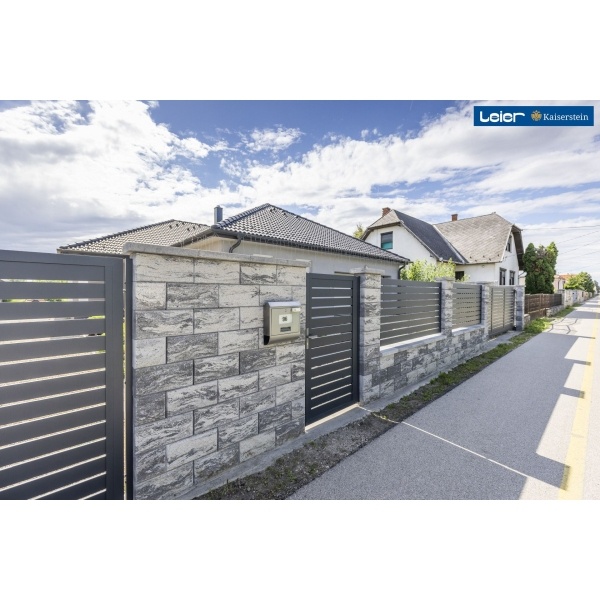 Leier Architektúra Kerítéskő félkő feketemárvány 20x20x20 cm