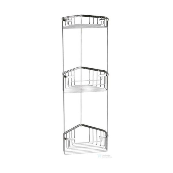 Gedy Zuhanypolc, 3 kosárral, króm