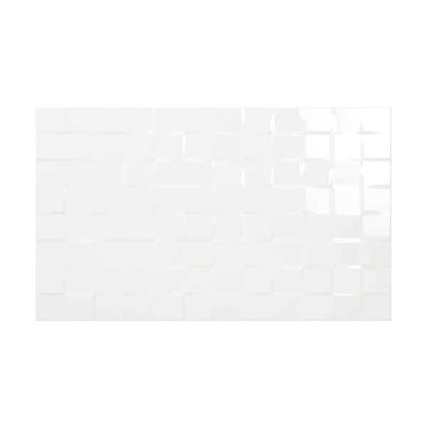 Geotiles Cubic Blanco fényes 33,3x55 cm dekor