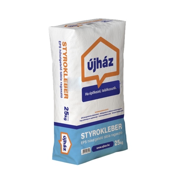 ÚjHáz Styrokleber Polisztirol ragasztó Eps 25 kg