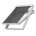 Velux MHL MK00 5060 MHL hővédő roló fekete 78 cm széles ablakra
