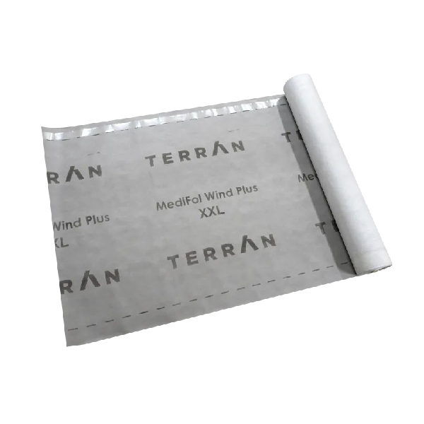 Terrán MediFol Wind Plus XXL Tetőfólia páraáteresztő 2 ragasztósávval 190 g, 75 m2