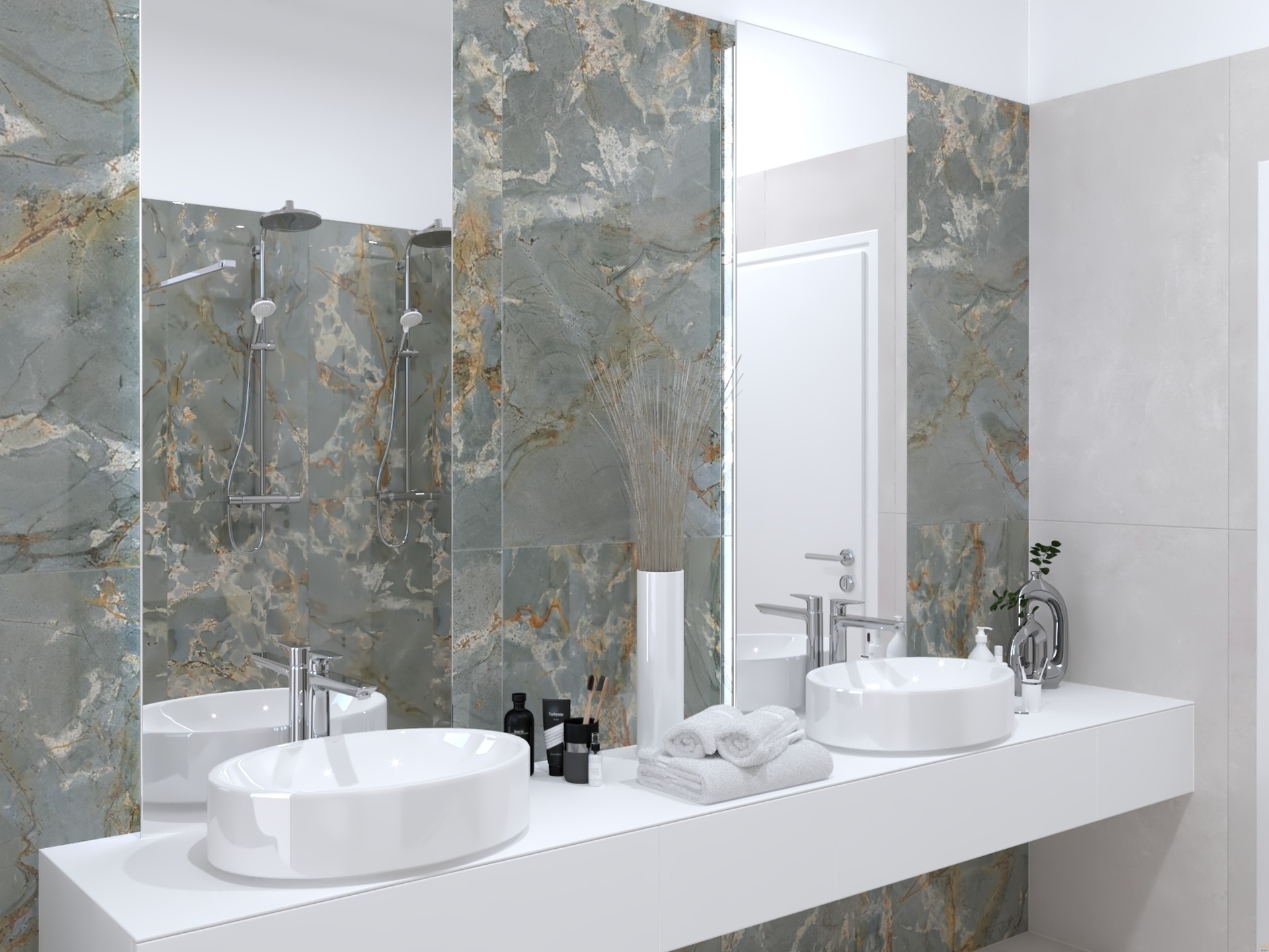 3D látványterv NovaBell Paris és ABK Sensi Signoria burkolattal (1)